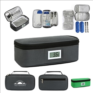 Portable Insulin Cooler Bag with Thermometer